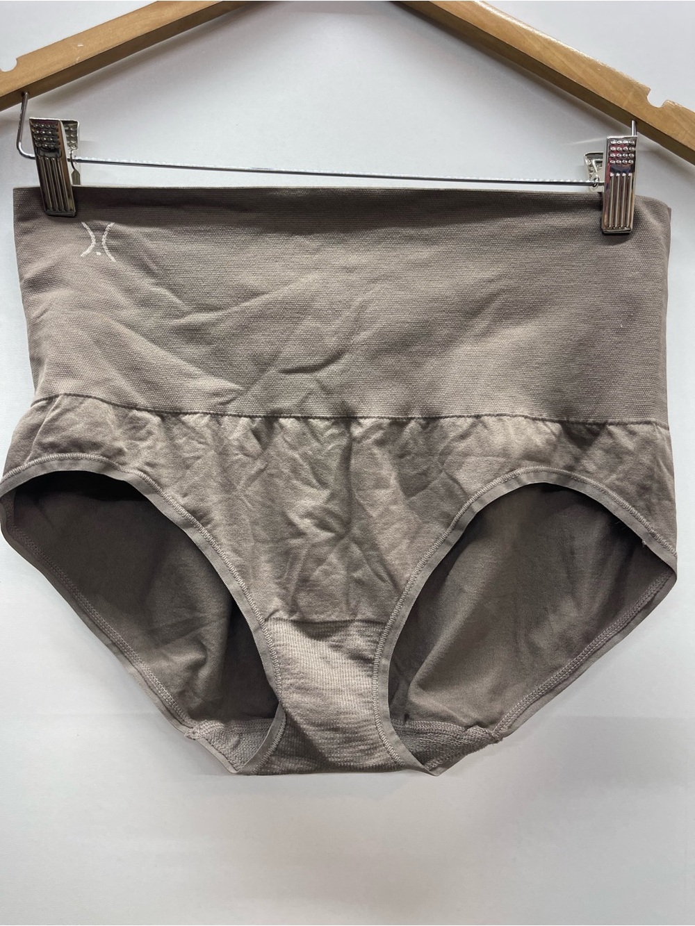 Yummie Tummie High-Waist Shaping Brief in Taupe